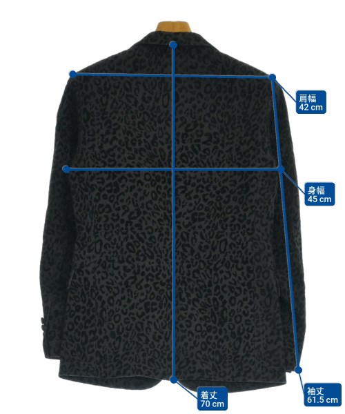 MINEDENIM（マインデニム）カジュアルジャケット 黒 サイズ:44(S位) メンズ/2200643152618