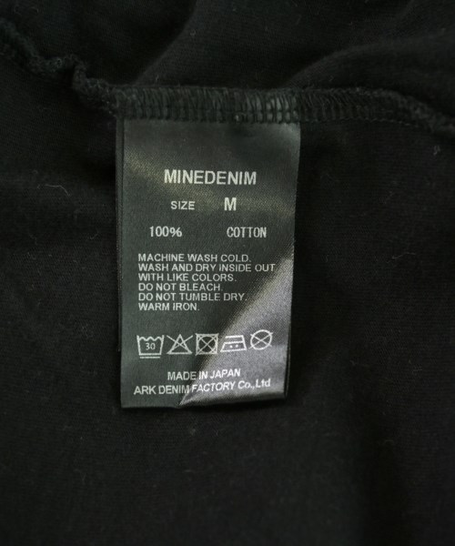MINEDENIM（マインデニム）Tシャツ・カットソー 黒 サイズ:M メンズ/2200703195029