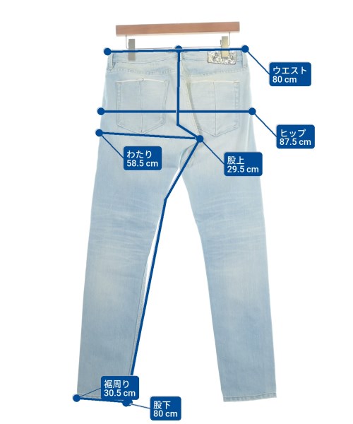 TERRA NULL（テラヌル）デニムパンツ 青 サイズ:30(M位) メンズ/2200669198096