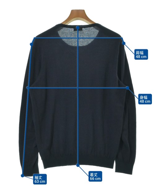 991（キューキューイチ）ニット・セーター 紺 サイズ:4(XL位) メンズ/2200659871084