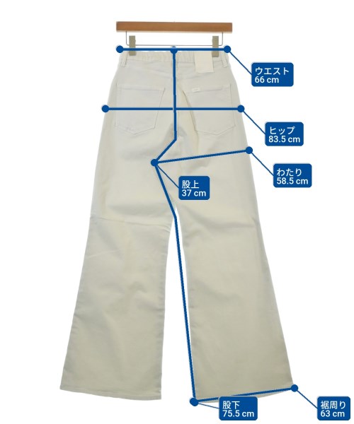 salt surf（ソルトサーフ）デニムパンツ 白 サイズ:S レディース/2200651331111