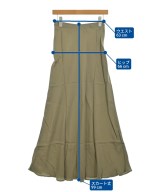SHAINA MOTE（シャイナモート）ロング・マキシ丈スカート カーキ サイズ:S レディース/2200644753463