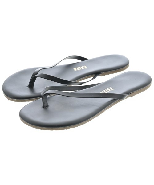 TKEES(ティキーズ)サンダル 黒 サイズ:UK6(24.5cm位)/2200640067298