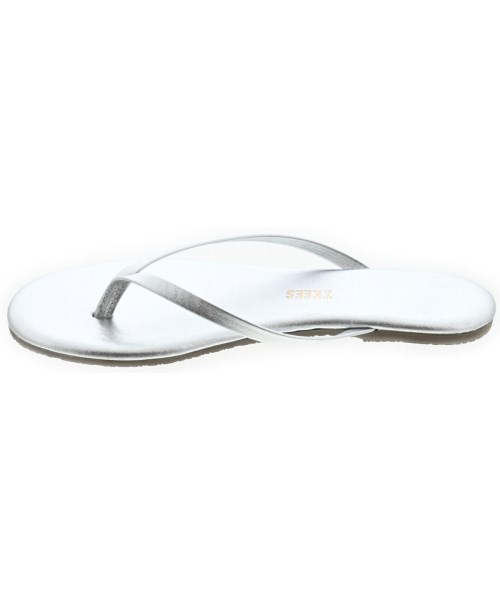 TKEES（ティキーズ）サンダル シルバー サイズ:UK6(24.5cm位) レディース/2200700387212