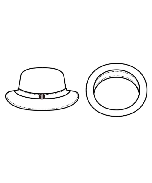 JANESSA LEONE（ジャネッサレオン）ハット 茶 サイズ:- レディース/2200677490106