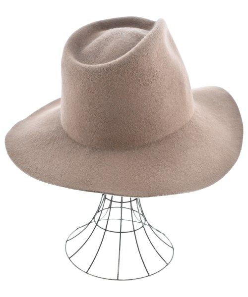 JANESSA LEONE（ジャネッサレオン）ハット 茶 サイズ:- レディース/2200677490106