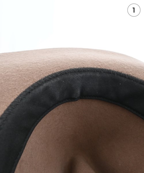 JANESSA LEONE（ジャネッサレオン）ハット 茶 サイズ:- レディース/2200677490106