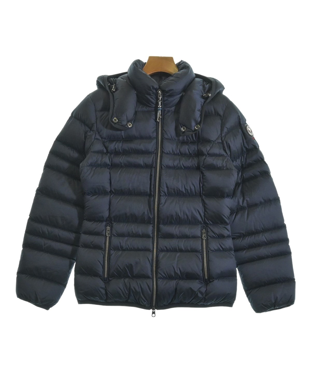 美品　cape horn ダウンベスト　ロングダウン　ベルト　タグ付き　ネイビー 9154325D0002_x1_a001.jpg
