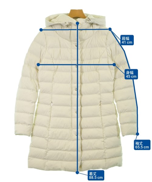 CAPE HORN（ケープホーン）ダウンコート 白 サイズ:44(XL位) レディース/2200627826078