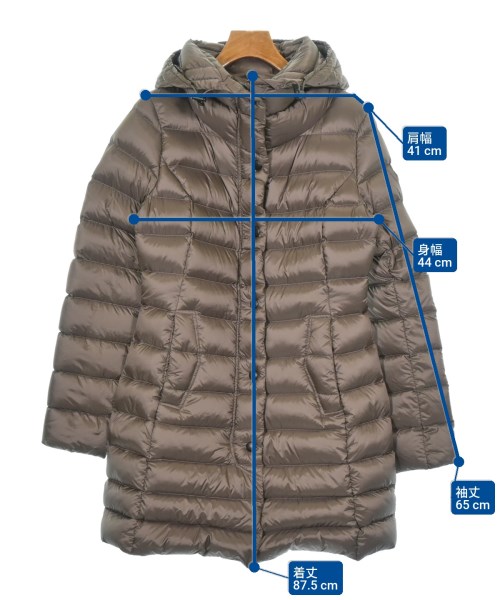 CAPE HORN（ケープホーン）ダウンコート 茶 サイズ:42(L位) レディース/2200623135020