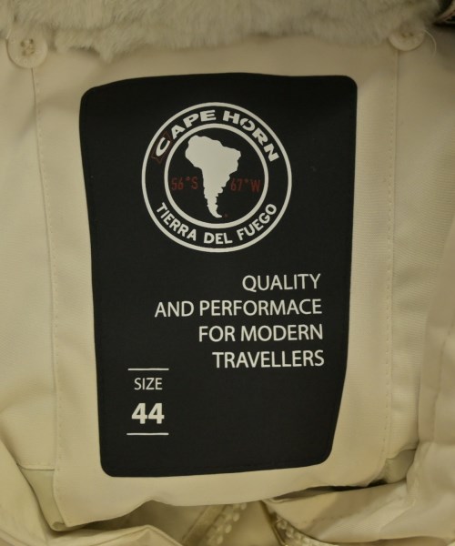 CAPE HORN（ケープホーン）ダウンコート 白 サイズ:44(XL位) レディース/2200627601019