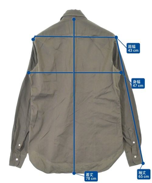 Giangi（ジャンジ）カジュアルシャツ カーキ サイズ:-(M位) メンズ/2200614778182