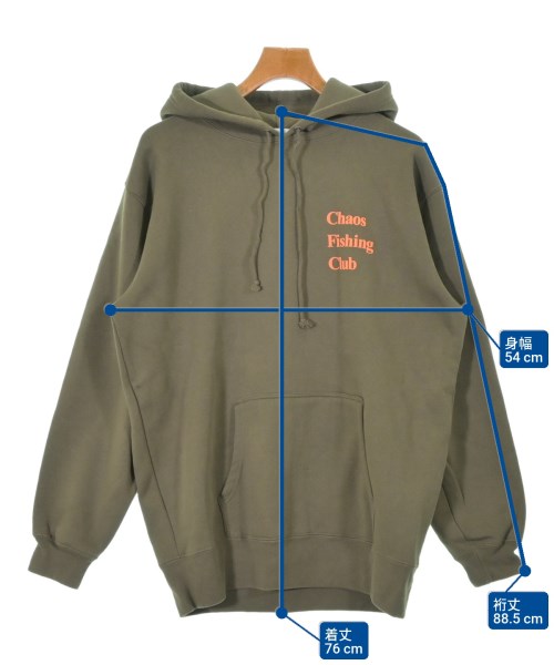 Chaos Fishing Club（カオスフィッシングクラブ）パーカー カーキ サイズ:L メンズ/2200619123277