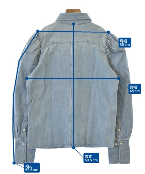 FRAME（フレーム）カジュアルシャツ 青 サイズ:XS レディース/2200636391307