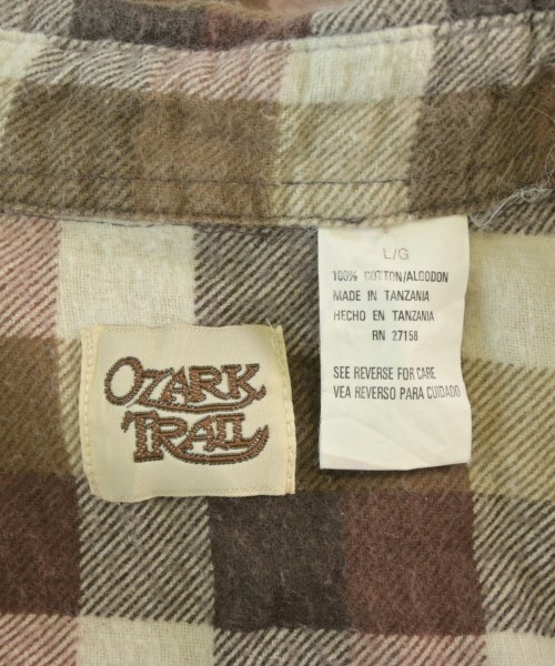 OZARK TRAIL（オザークトレイル）カジュアルシャツ 茶 サイズ:L メンズ/2200697848055