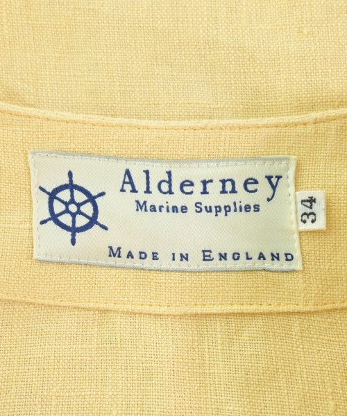 Alderney（アルダニー）ノーカラージャケット 黄 サイズ:34(XS位) レディース/2200659663061