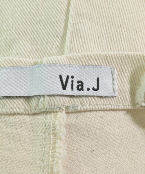 via j（ヴィアジェイ）オールインワン/サロペット ベージュ サイズ:38(M位) レディース/2200631542155