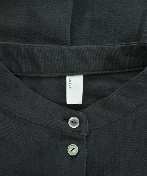 LUEUF（ルフ）シャツワンピース 黒 サイズ:F レディース/2200674250024