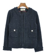 R-ISM（リズム）ノーカラージャケット 紺 サイズ:4(XL位) レディース/2200683620054