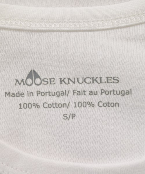 MOOSE KNUCKLES（ムースナックル）Tシャツ・カットソー 白 サイズ:S レディース/2200620949095