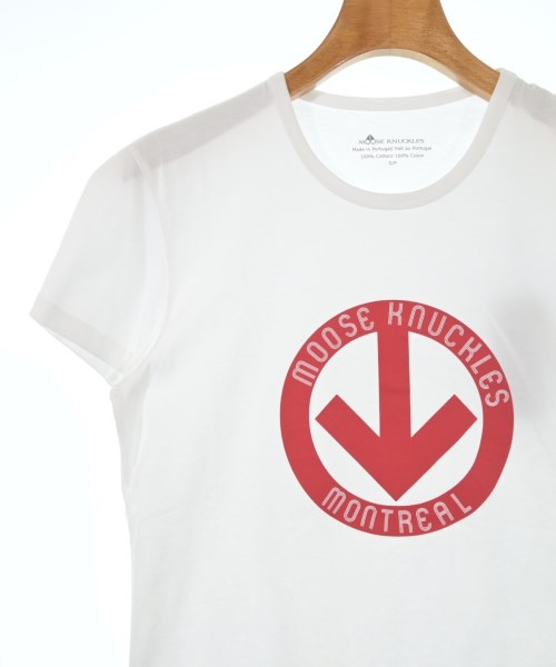 MOOSE KNUCKLES（ムースナックル）Tシャツ・カットソー 白 サイズ:S レディース/2200620949095