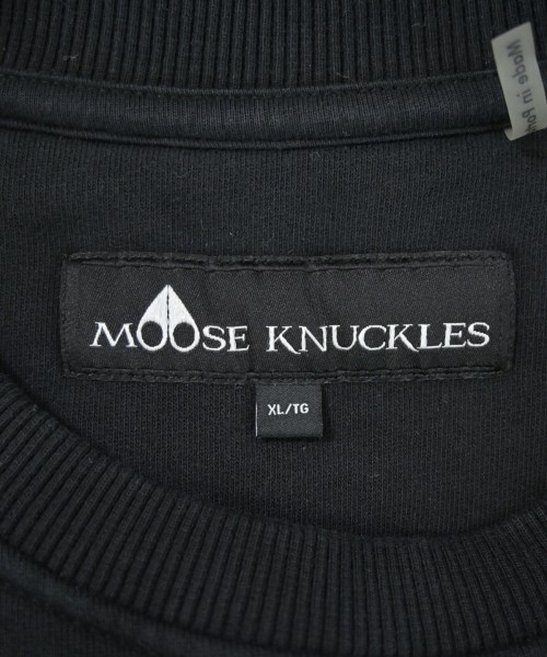 MOOSE KNUCKLES（ムースナックル）スウェット 黒 サイズ:XL メンズ/2200705010153