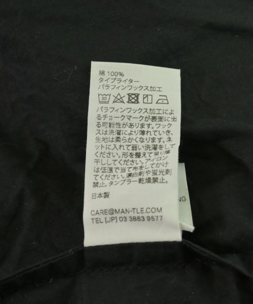 MAN-TLE（マントル）カジュアルシャツ 黒 サイズ:M メンズ/2200694174461