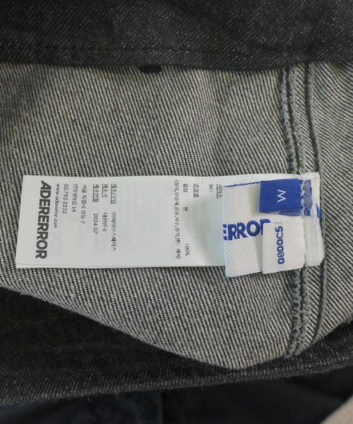 ADER error（アーダーエラー）クロップドパンツ 黒 サイズ:M レディース/2200637199148