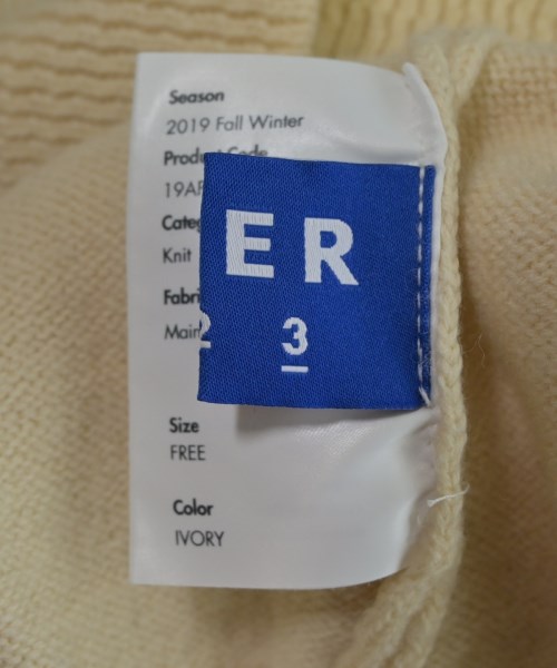 ADER error（アーダーエラー）ニット・セーター ベージュ サイズ:F メンズ/2200637084086