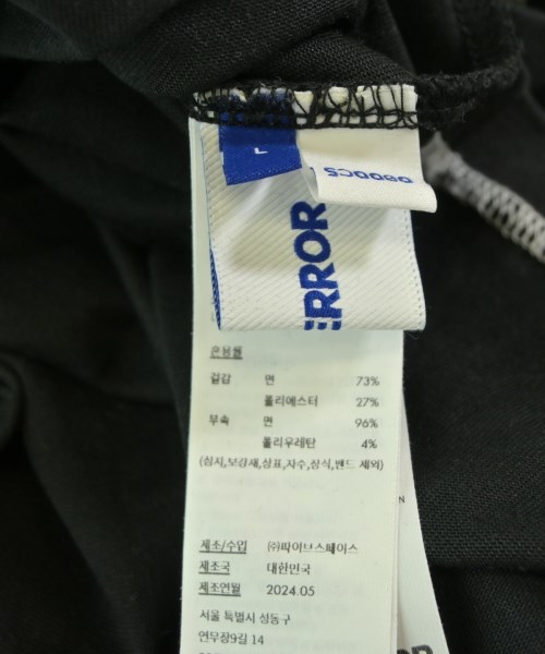 ADER error（アーダーエラー）Tシャツ・カットソー 黒 サイズ:L メンズ/2200641198021