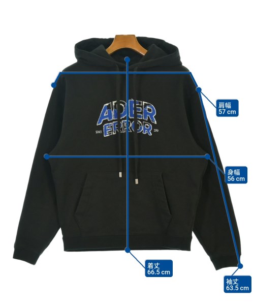 ADER error（アーダーエラー）パーカー 黒 サイズ:M メンズ/2200643801158