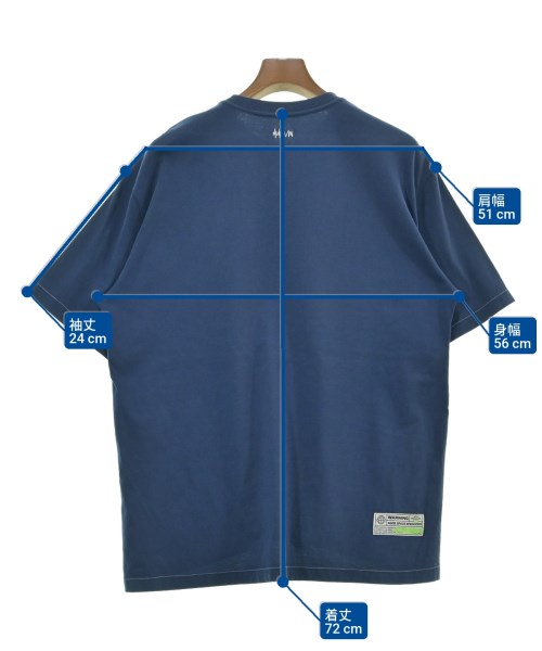 ADER error（アーダーエラー）Tシャツ・カットソー 紺 サイズ:A1(S位) メンズ/2200541542023