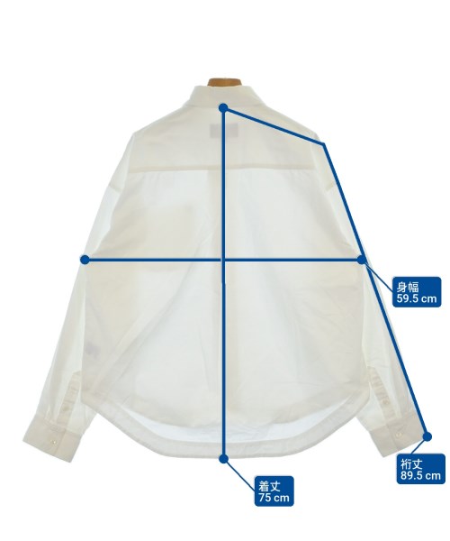 ADER error（アーダーエラー）カジュアルシャツ 白 サイズ:A1(S位) メンズ/2200632797066