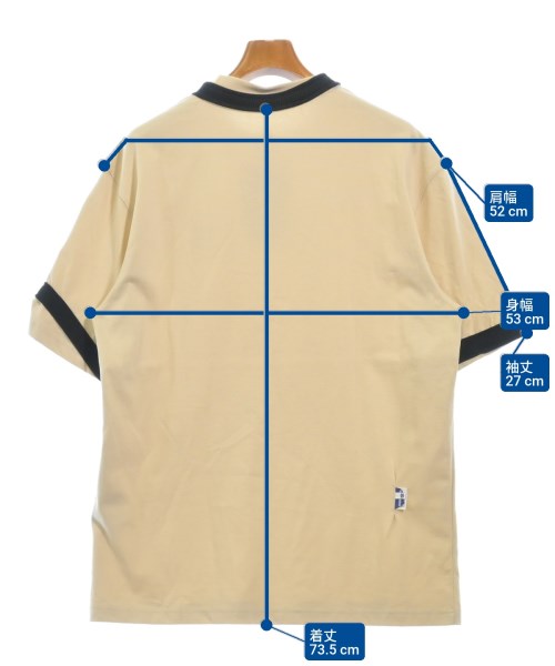 ADER error（アーダーエラー）Tシャツ・カットソー ベージュ サイズ:A2(M位) メンズ/2200617835059