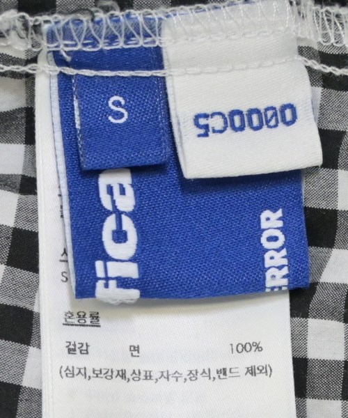 ADER error（アーダーエラー）カジュアルシャツ 黒 サイズ:S レディース/2200680432025