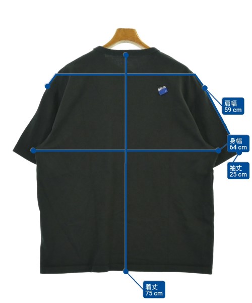 ADER error（アーダーエラー）Tシャツ・カットソー 黒 サイズ:XL メンズ/2200693655039