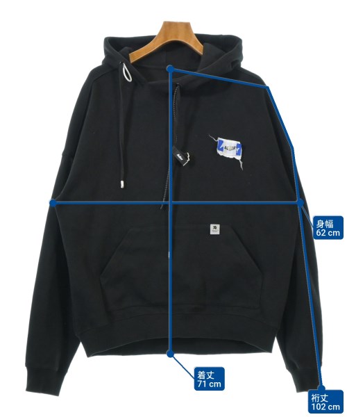 ADER error（アーダーエラー）パーカー 黒 サイズ:F メンズ/2200655179054