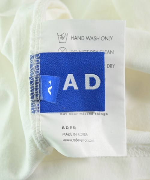 ADER error（アーダーエラー）Tシャツ・カットソー 白 サイズ:A1(S位) メンズ/2200655551119