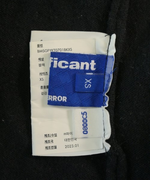 ADER error（アーダーエラー）カーディガン 黒 サイズ:XS レディース/2200654012024