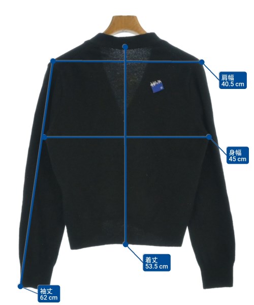 ADER error（アーダーエラー）カーディガン 黒 サイズ:XS レディース/2200654012024