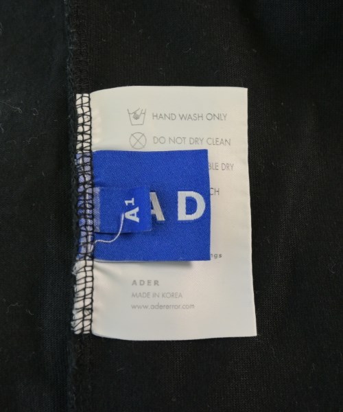 ADER error（アーダーエラー）Tシャツ・カットソー 黒 サイズ:A1(S位) メンズ/2200654012031