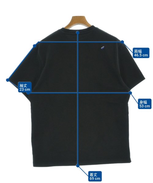 ADER error（アーダーエラー）Tシャツ・カットソー 黒 サイズ:A1(S位) メンズ/2200654012048