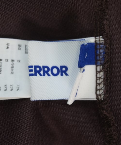 ADER error（アーダーエラー）Tシャツ・カットソー 茶 サイズ:S レディース/2200715875049
