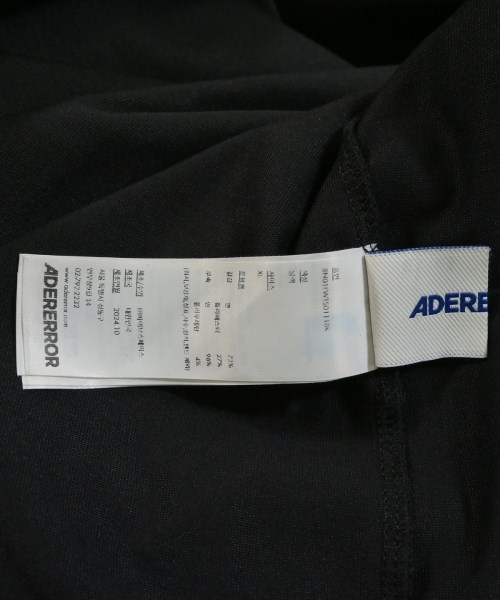 ADER error（アーダーエラー）Tシャツ・カットソー 黒 サイズ:XL メンズ/2200648424017