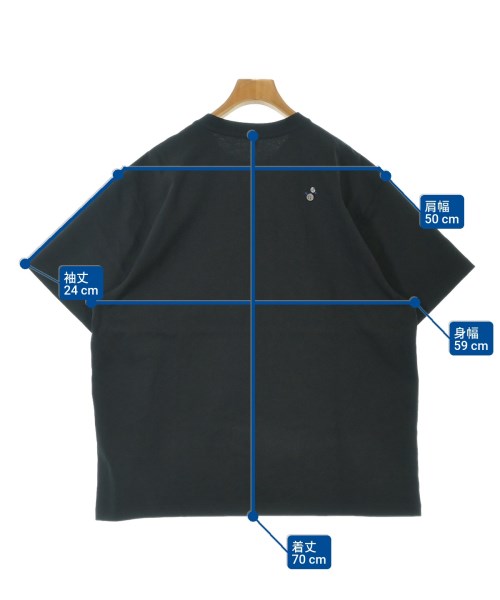 ADER error（アーダーエラー）Tシャツ・カットソー 黒 サイズ:XL メンズ/2200648424017