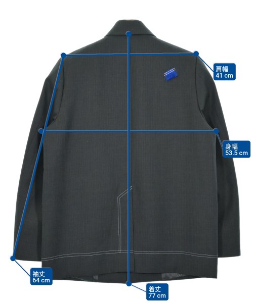 ADER error（アーダーエラー）カジュアルジャケット グレー サイズ:M メンズ/2200650216013