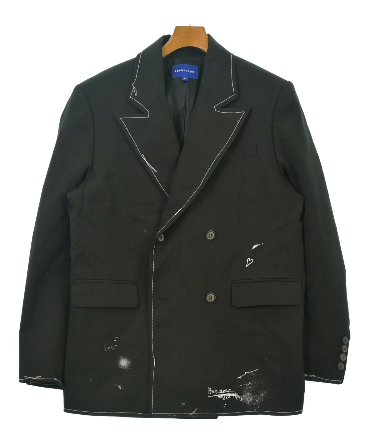 ADER error（アーダーエラー）カジュアルジャケット 黒 サイズ:A1(S位