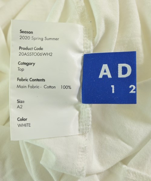 ADER error（アーダーエラー）Tシャツ・カットソー 白 サイズ:A2(M位) メンズ/2200709650034