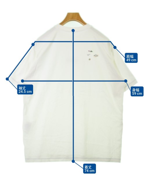 ADER error（アーダーエラー）Tシャツ・カットソー 白 サイズ:A2(M位) メンズ/2200709650034