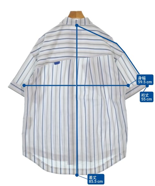 ADER error（アーダーエラー）カジュアルシャツ 白 サイズ:F メンズ/2200662536154